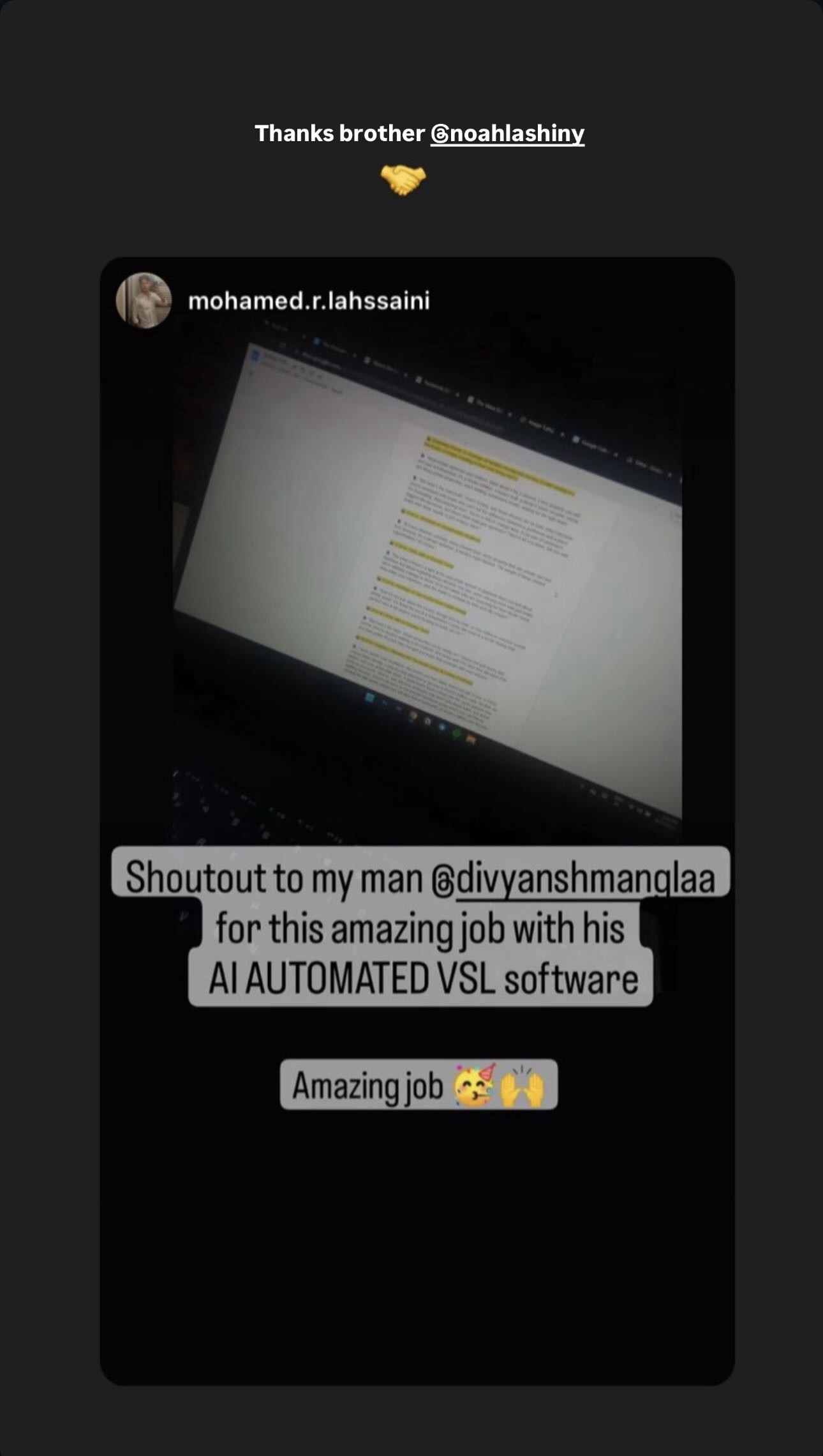 Amazing Job On The VSL Software