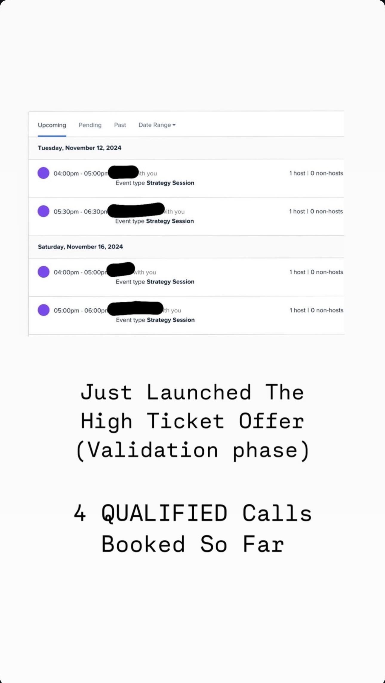4 Qualified Calls Booked in 2 Hours