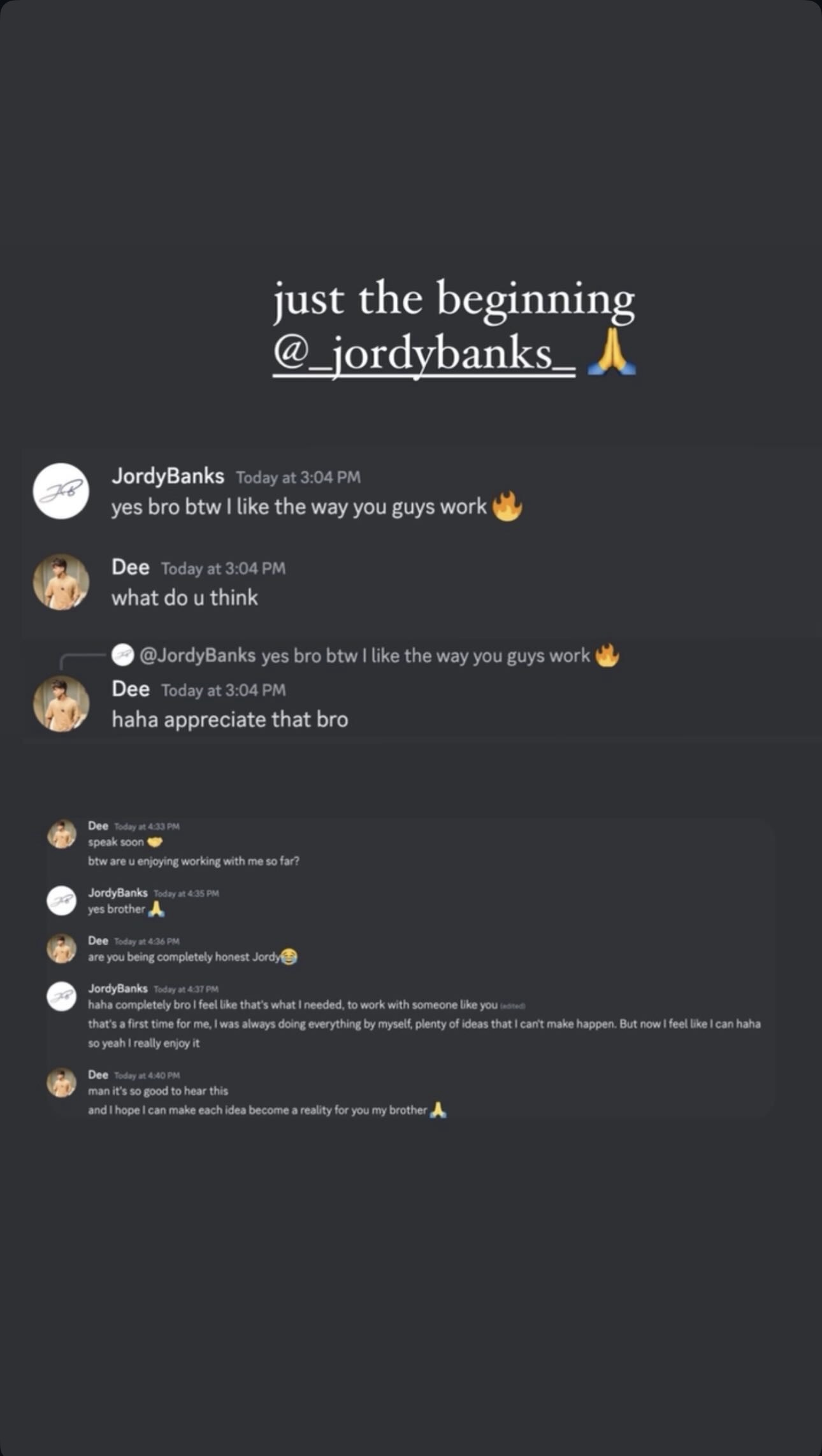 I Feel Like That's What I Needed…To Work With Someone Like You